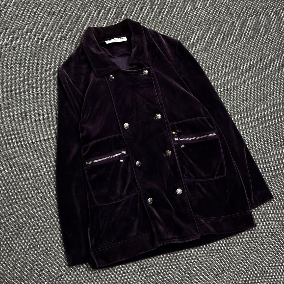 소니아 리키엘 벨루어 디테일 자켓 V0571  상품이미지3