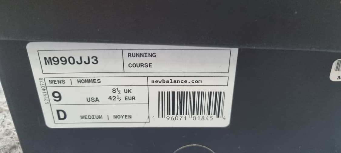 뉴발란스 자운드 990v3 브라운 블랙 270 상품이미지5