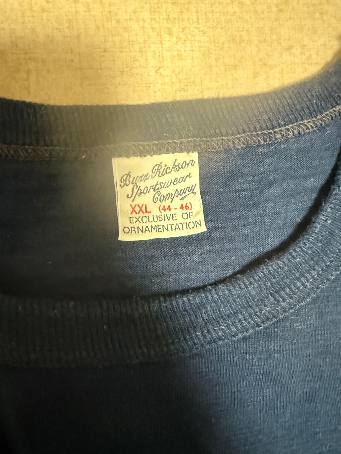 버즈릭슨 티셔츠, XXL, navy 상품이미지2