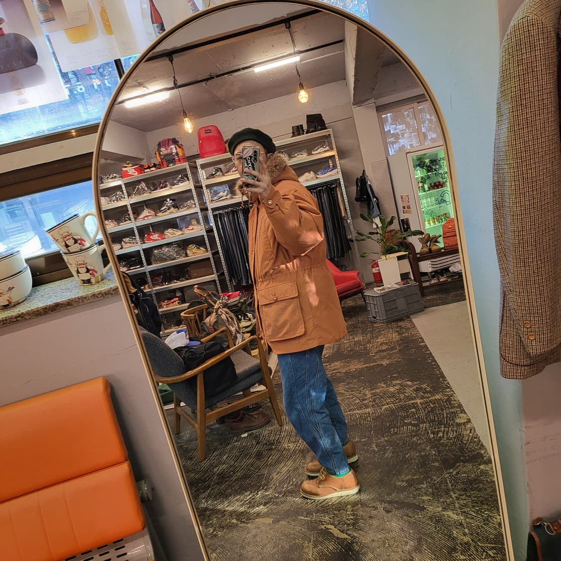 90s 아디다스 덕 다운 패딩 자켓 (105) 상품이미지10