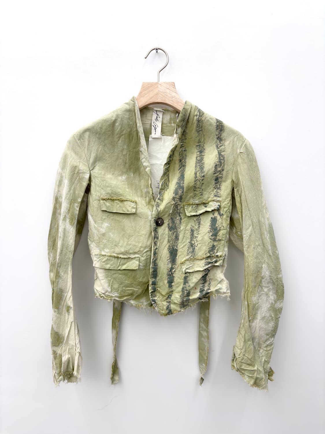 ORGANIC COTTON HAND DYED CROP JACKET 상품이미지2