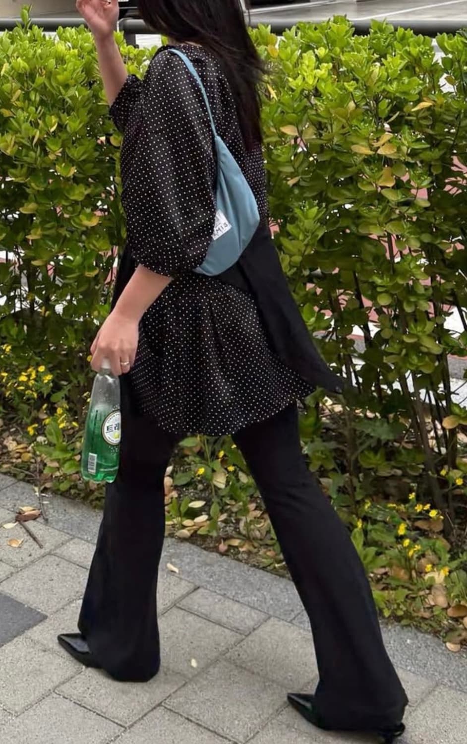 도트 레이어드 원피스 상품이미지2