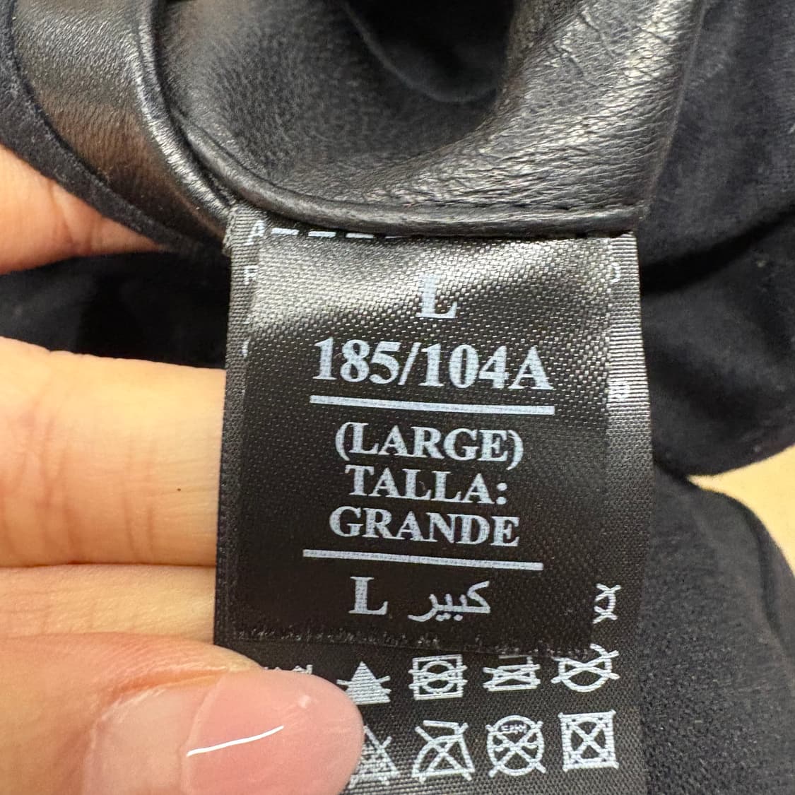 [정품/L] 올세인츠 가죽 라이더 자켓 블랙 b17 상품이미지6