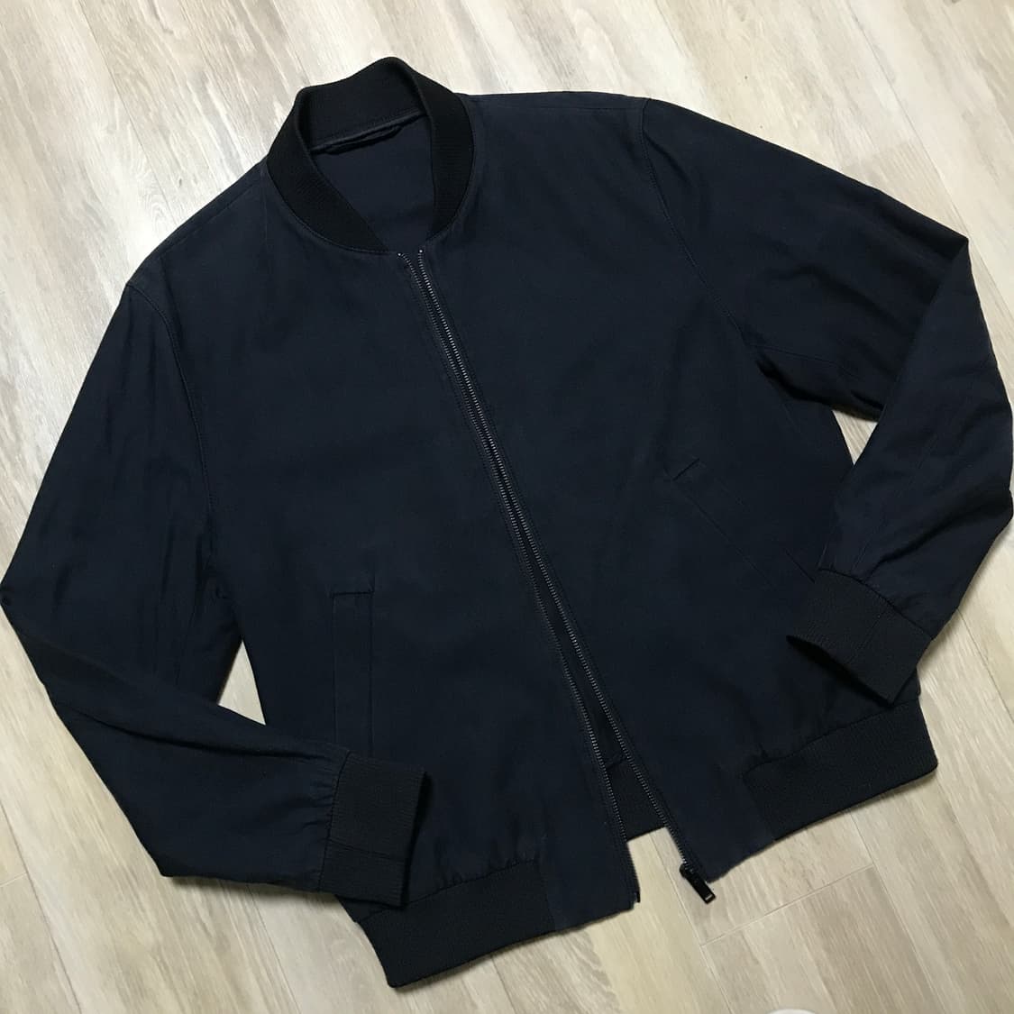 Cos 코스 코튼 봄버 자켓 48(L 100)사이즈 네이비 상품이미지4