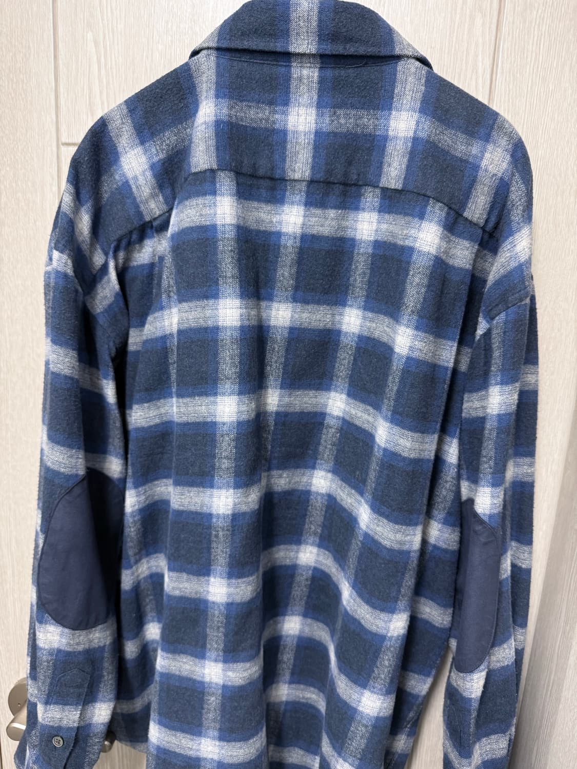 Hatchingroom shirt dyed check blue 상품이미지2
