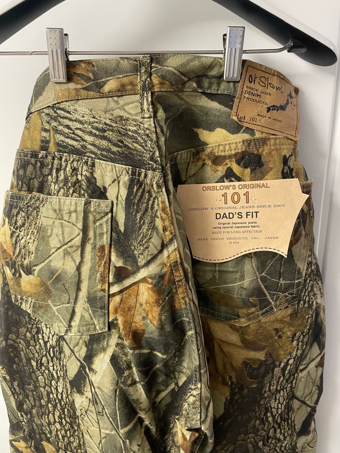 오어슬로우x빔즈 콜라고 101 카모 데드핏 M /L  상품이미지3