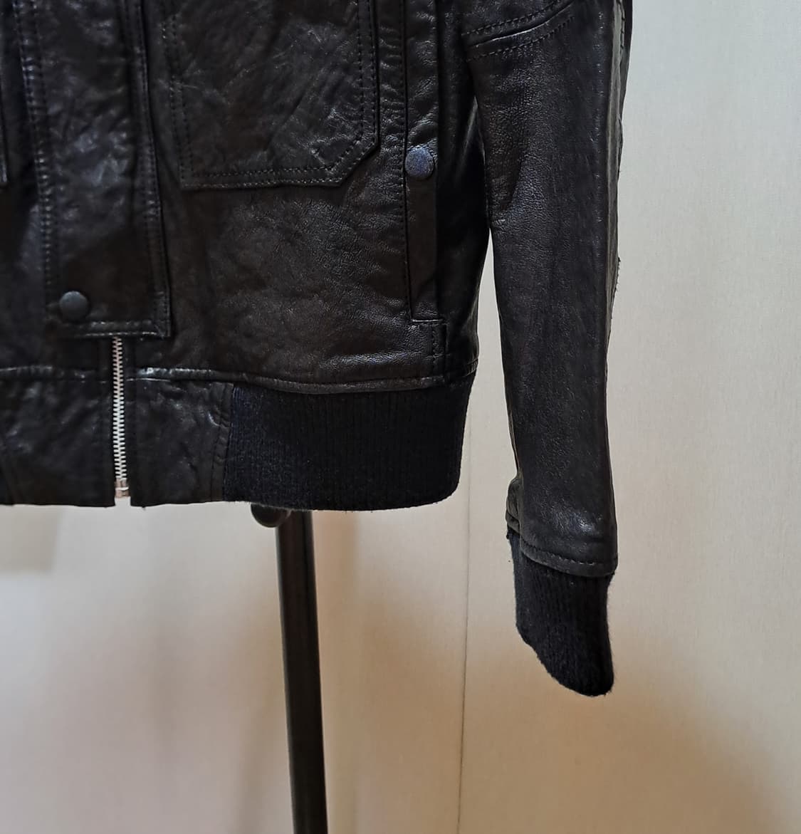 (택포) 엘록 램스킨 블루종 자켓 M B700 상품이미지4