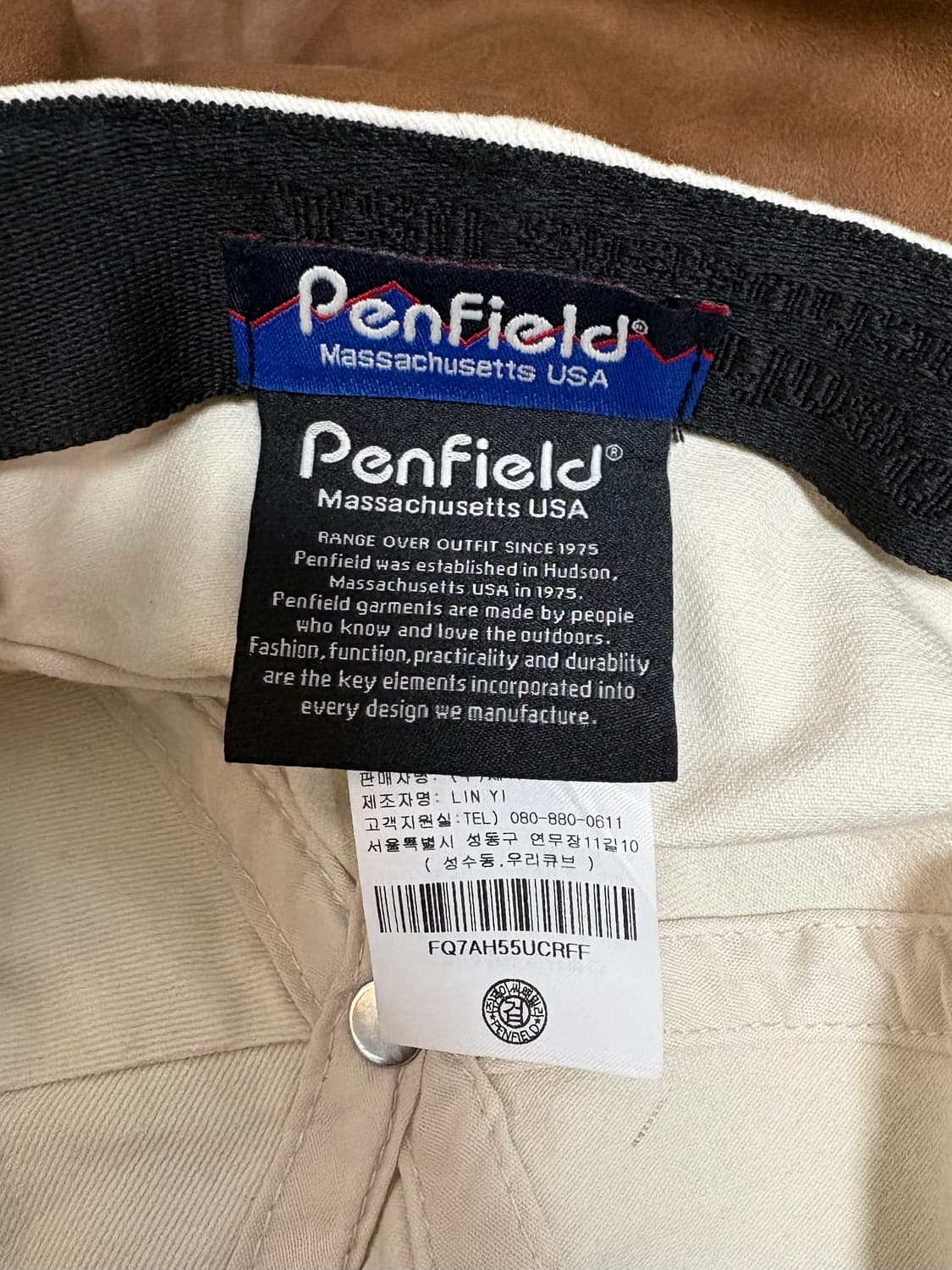 펜필드 투톤 페이티드 시그니처 캡 상품이미지8