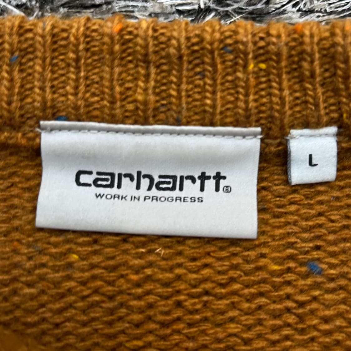 칼하트 남성 울 78% 니트 (L) 상품이미지3