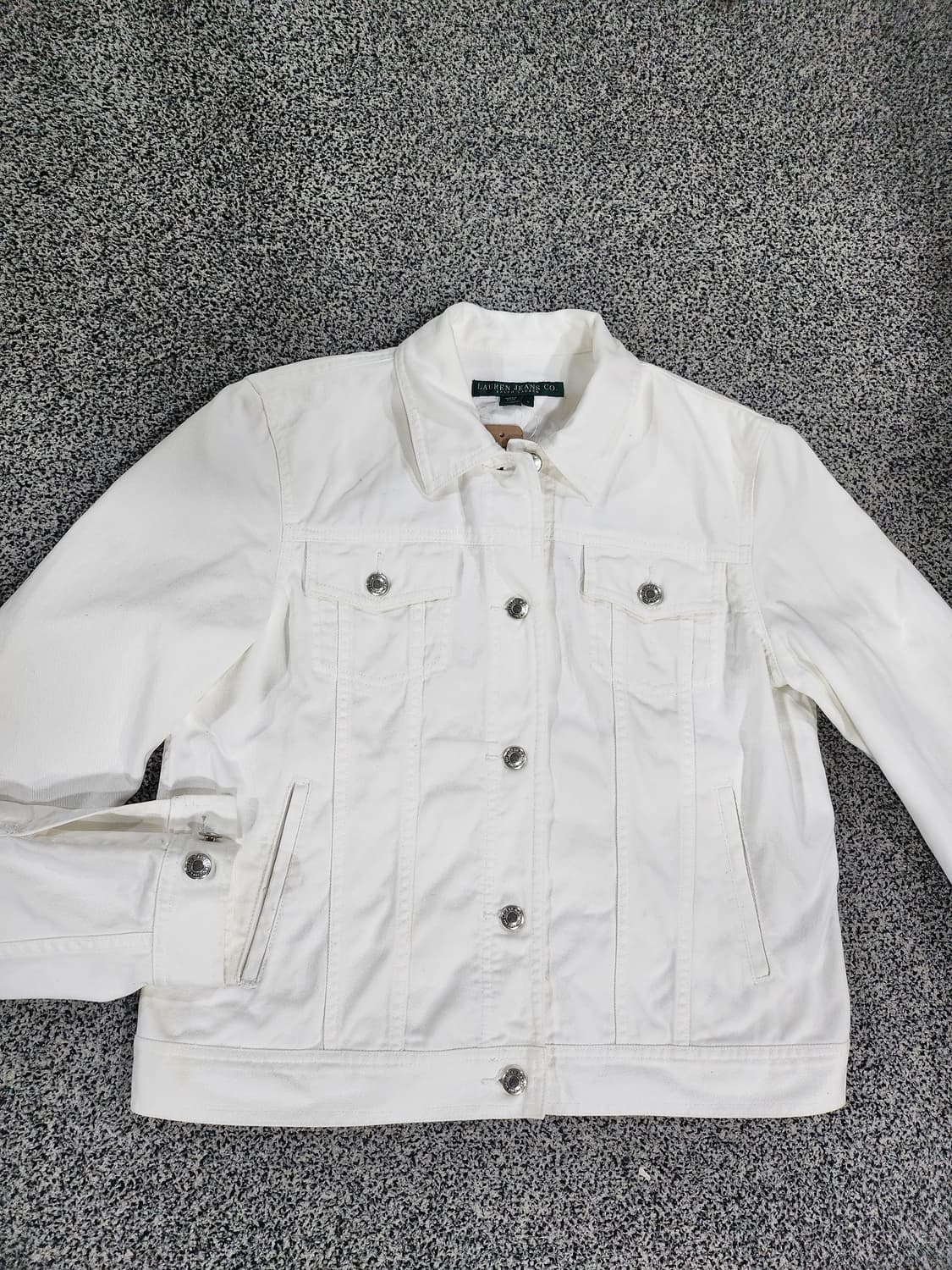 로렌 랄프로렌 화이트 데님 자켓 L 상품이미지2