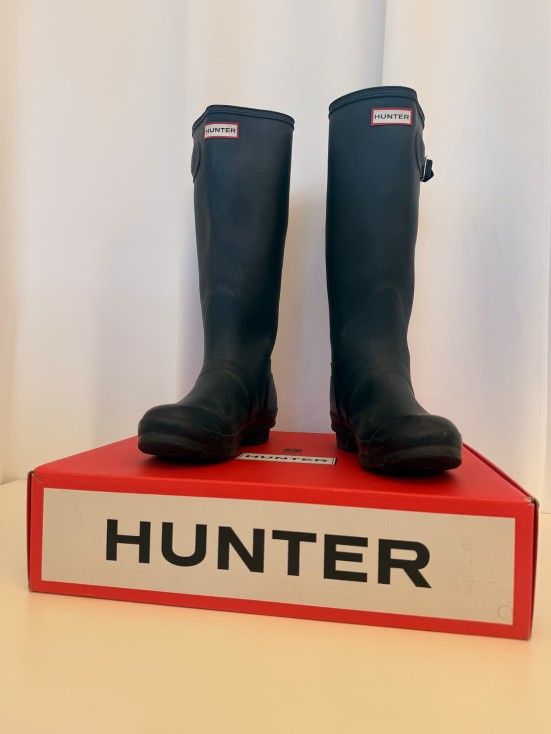 헌터(Hunter) 오리지널 톨 레인 부츠 상품이미지1