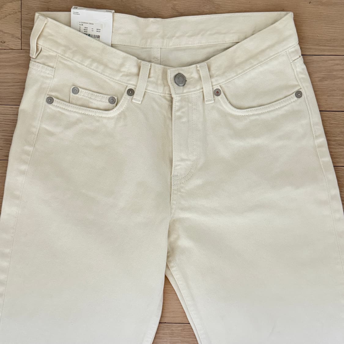 ARKET 스트레이트 핏 미드라이즈 데님 팬츠 26 상품이미지3