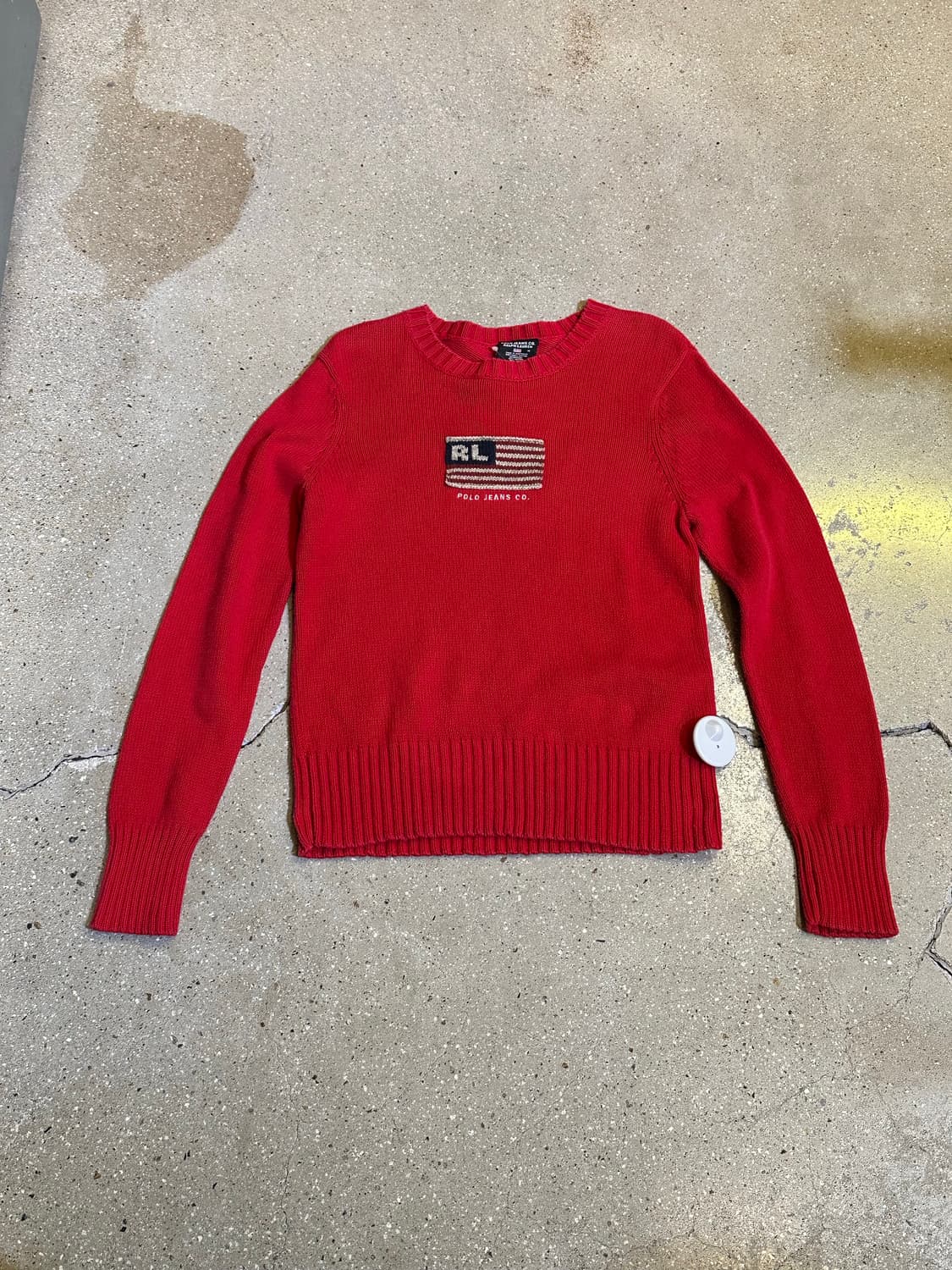 POLO 폴로 레드 성조기니트 상품이미지3