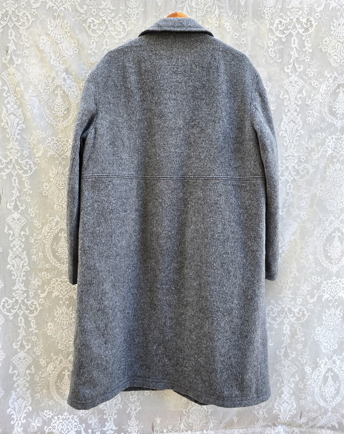 80s 웨스트 버리 모헤어 발마칸 코트 상품이미지5