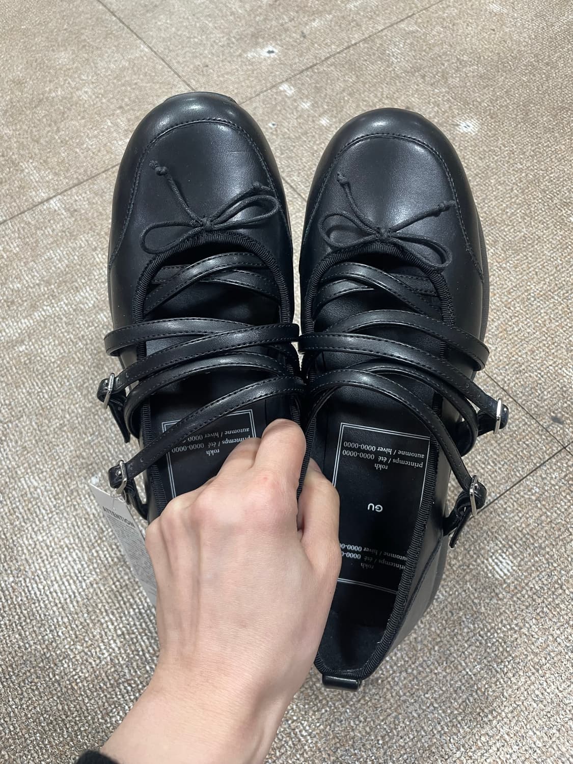 GU 여성 스니커즈 메리제인 콜라보 상품이미지2