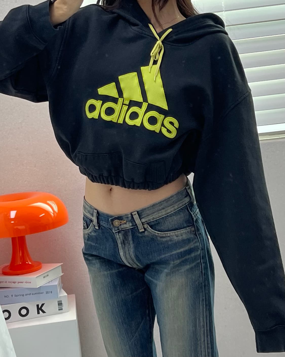 (WOMEN)나이키 크롭 후드-M1600 상품이미지1