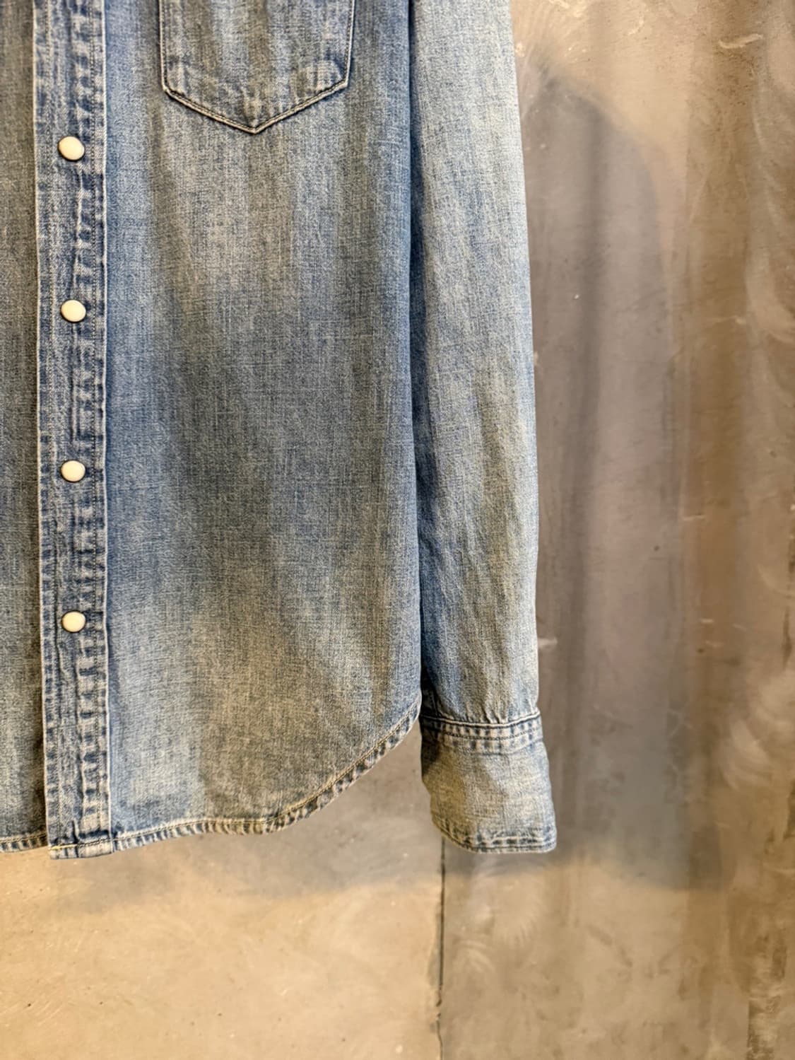 폴로 랄프로렌 데님 셔츠 슬림100 상품이미지6