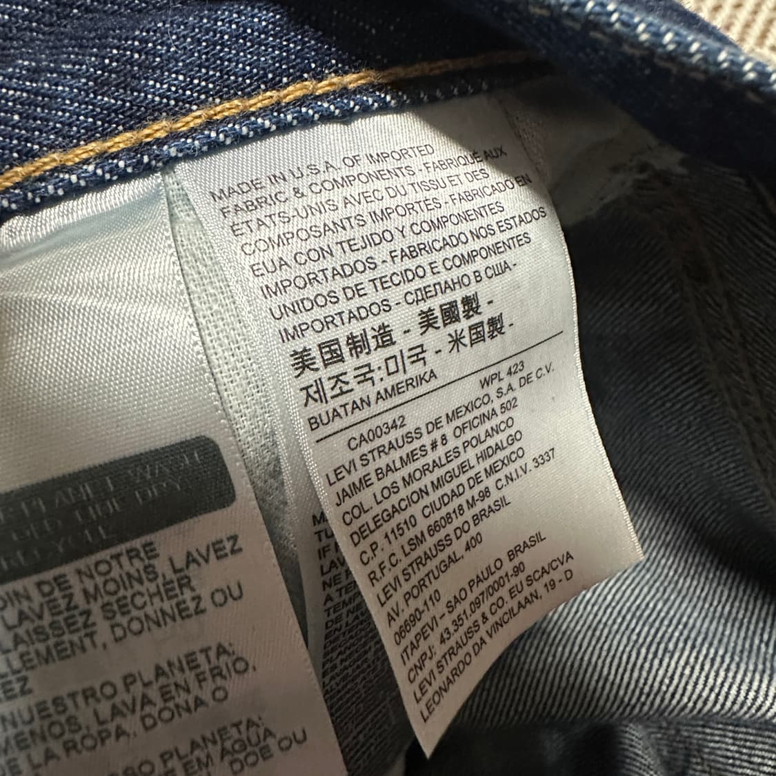 LEVI'S 501 premium usa made selvedge 상품이미지7