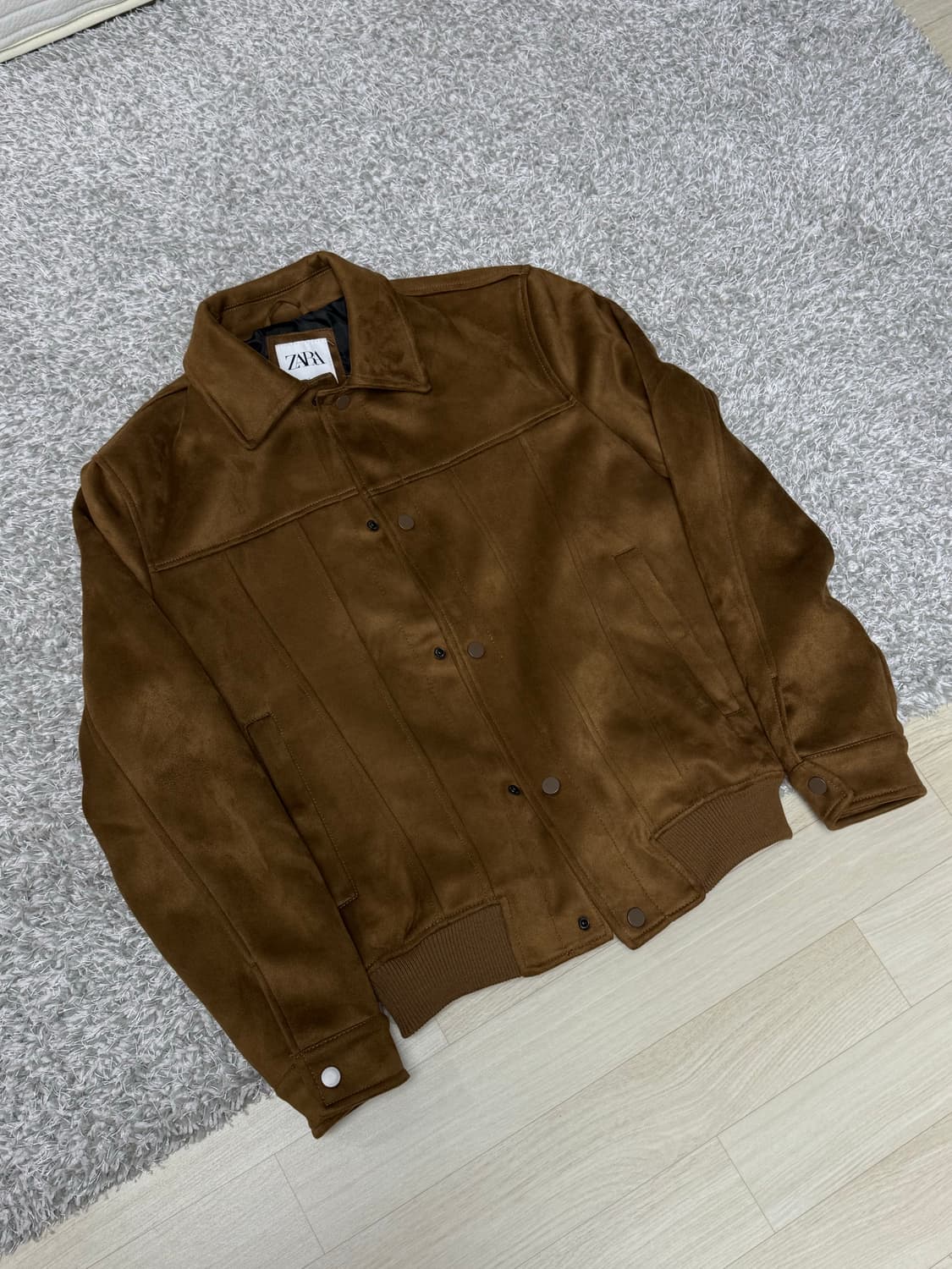 자라 에코 스웨이드 자켓 상품이미지1