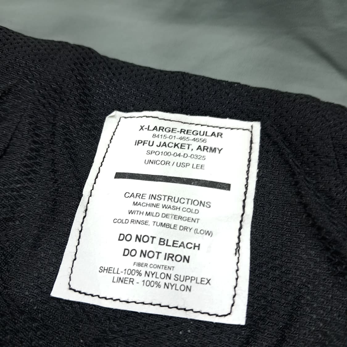 CL720 XL L 미군 00s 미국판 IPFU 1세대 바람막이 자켓 상품이미지5