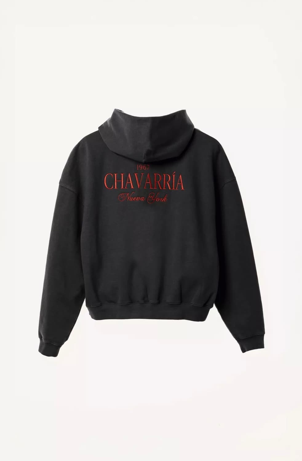 자라x윌리차바리아 릴렉스드 핏 후드집업 블랙 M 상품이미지1