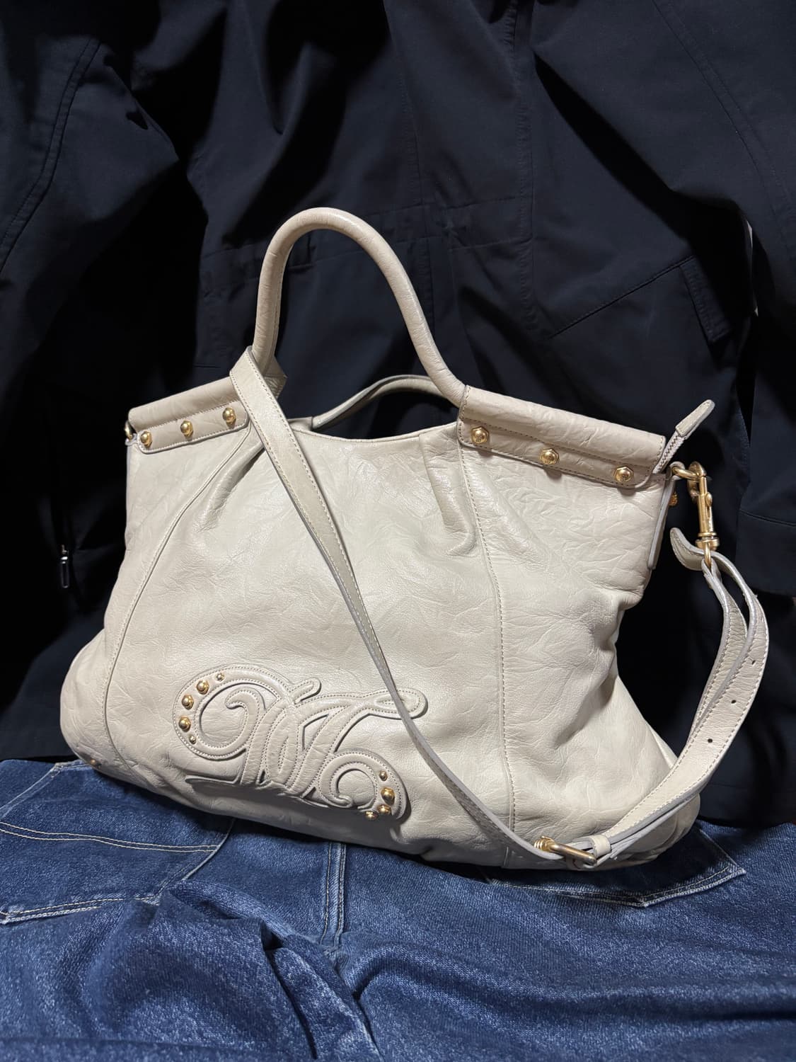 vintage daks leather dote bags 상품이미지1