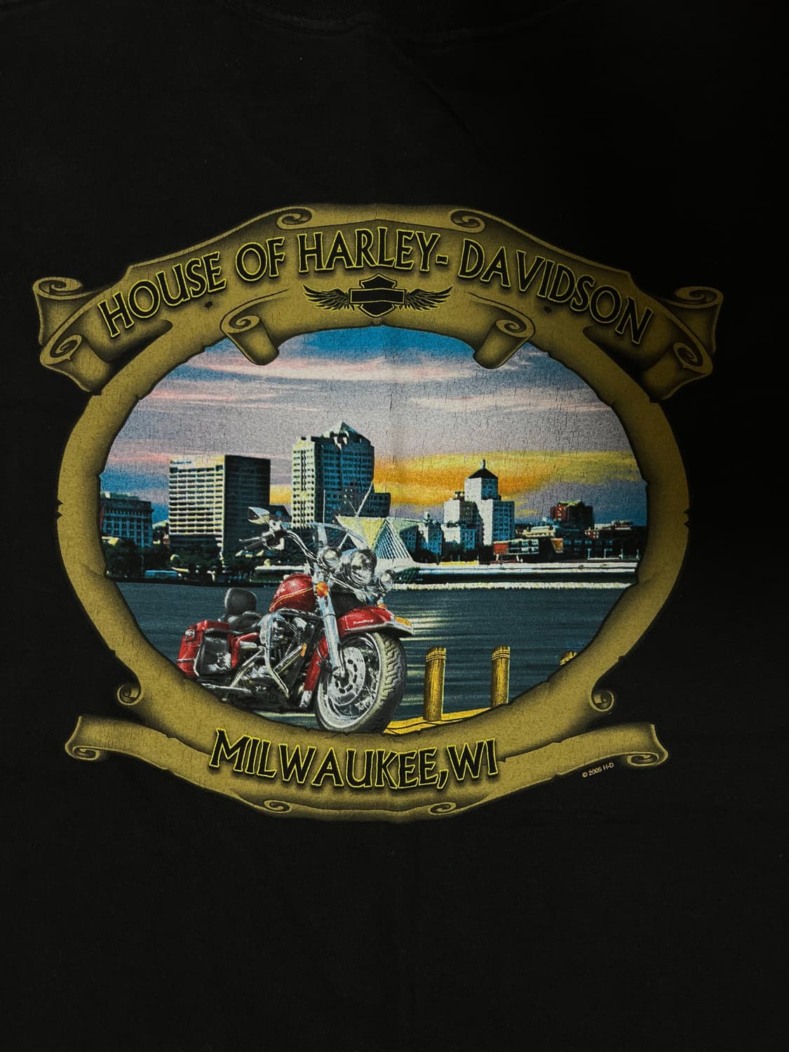 할리 데이비드슨 빈티지 반팔 상품이미지3