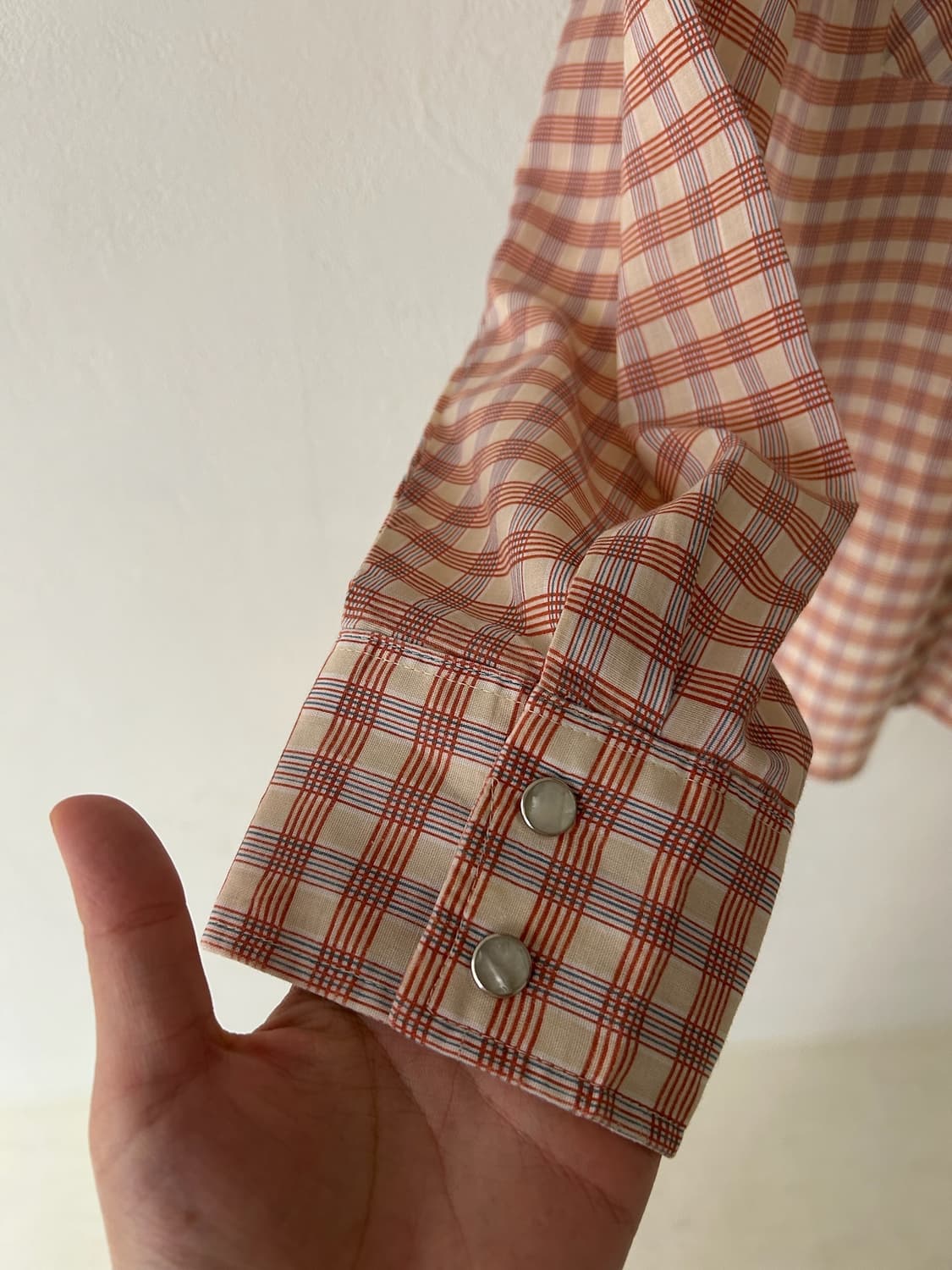 80s vtg USA Round-up  Western Wear shirt 상품이미지5