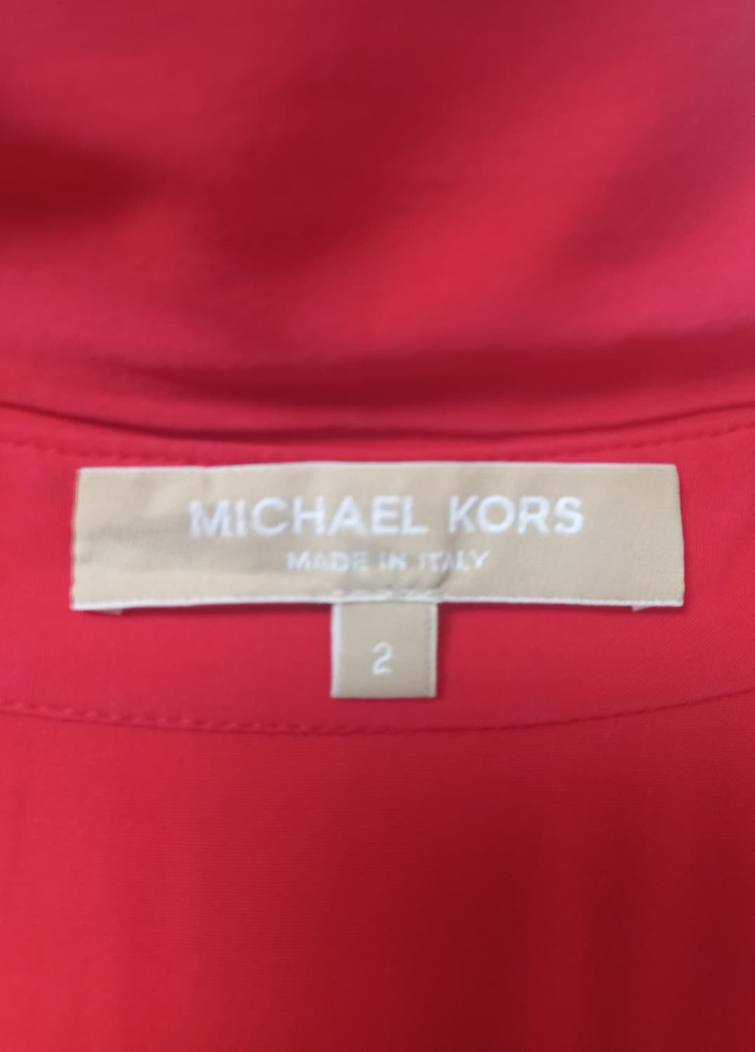 마이클코어스 컬렉션 레드 셔츠 드레스 (새상품) 상품이미지7