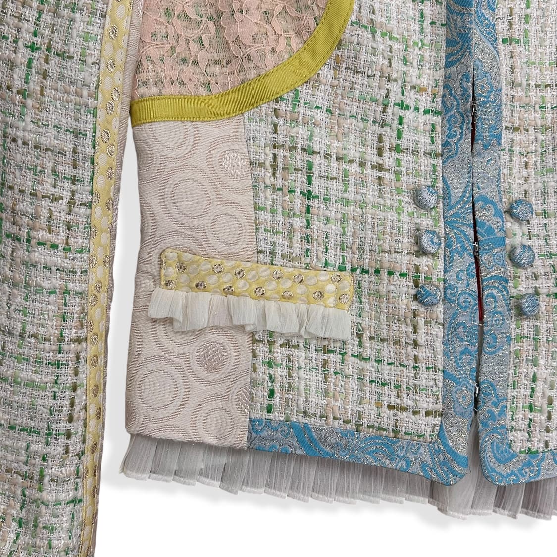 Patchwork Archive Short Blazer Jacket 상품이미지5