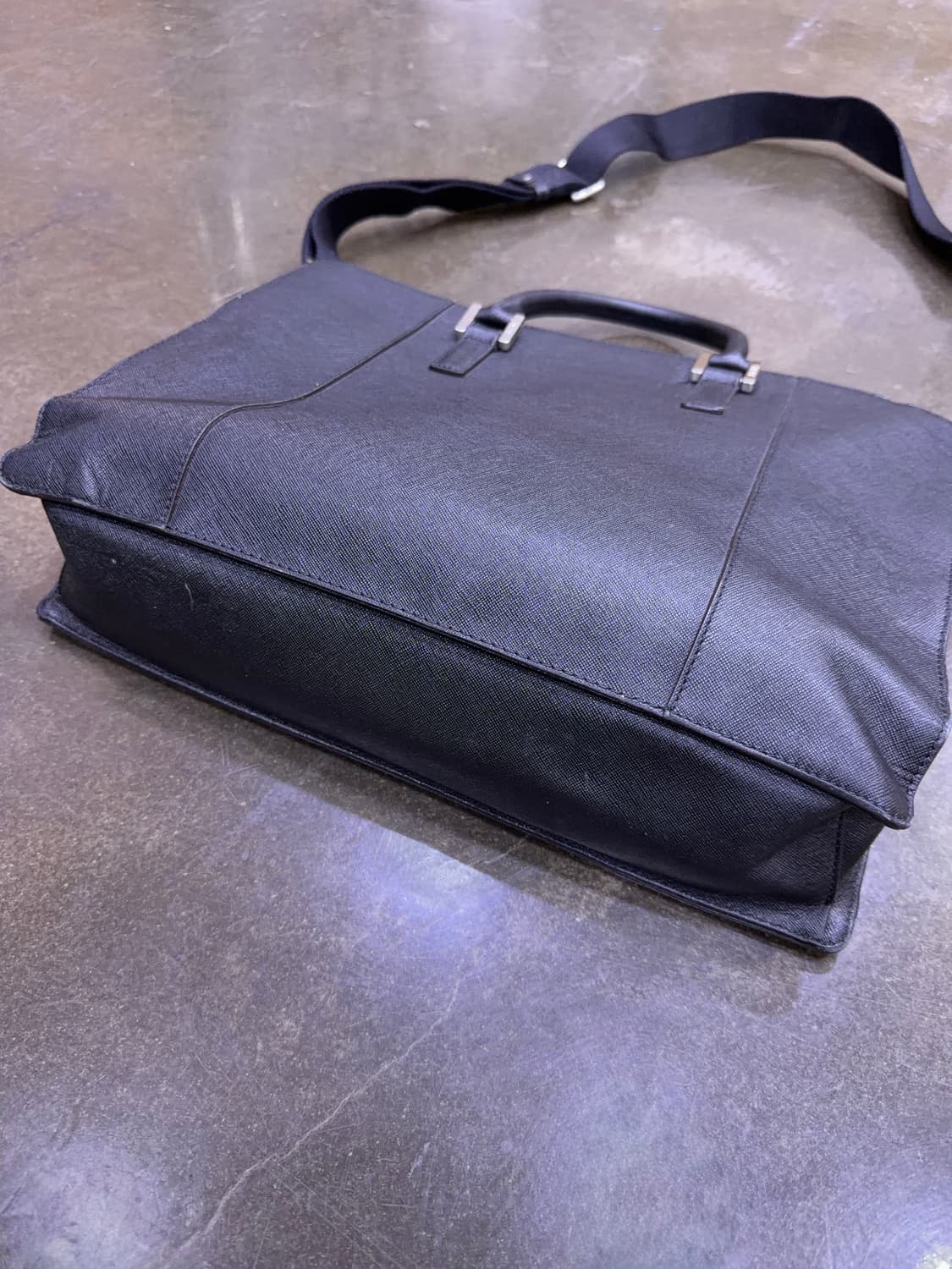 MCM 사피아노 브리프케이스 서류가방 크로스백 블랙 상품이미지7