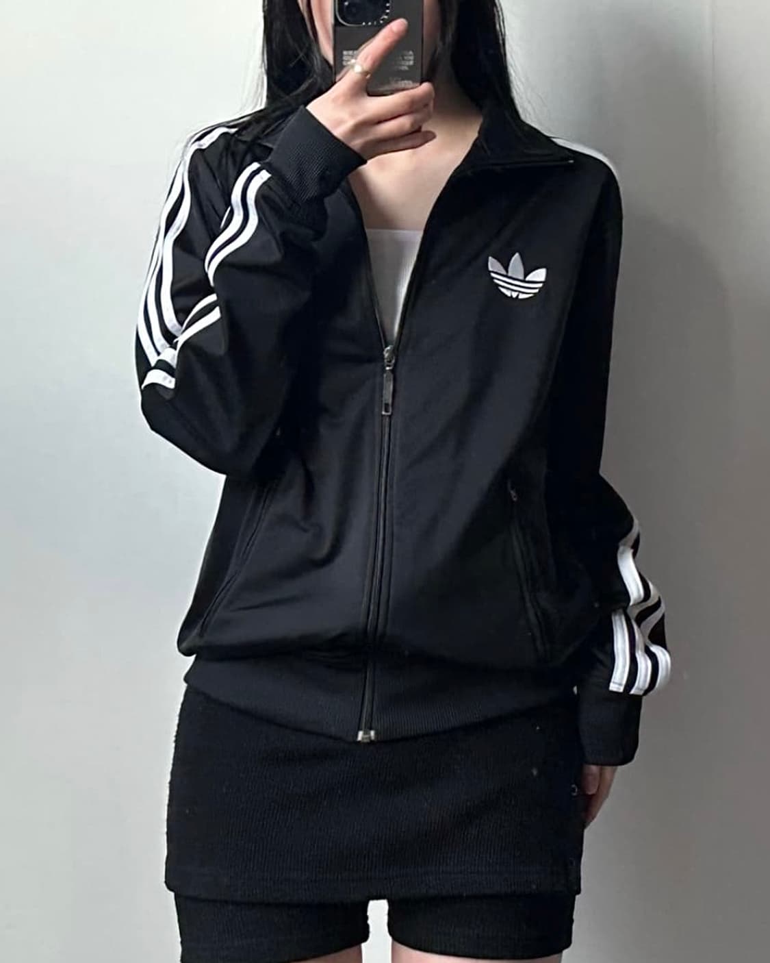 아디다스 구 파이어버드 나우아임영 검흰 져지 저지 트랙탑 집업 M 95 상품이미지3