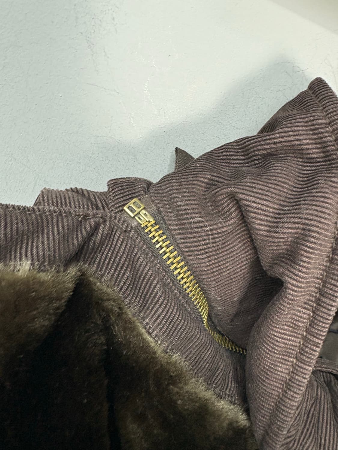 폴로진스컴퍼니 코듀로이 패딩 베스트 (퍼 탈부착 가능) A3102 상품이미지7