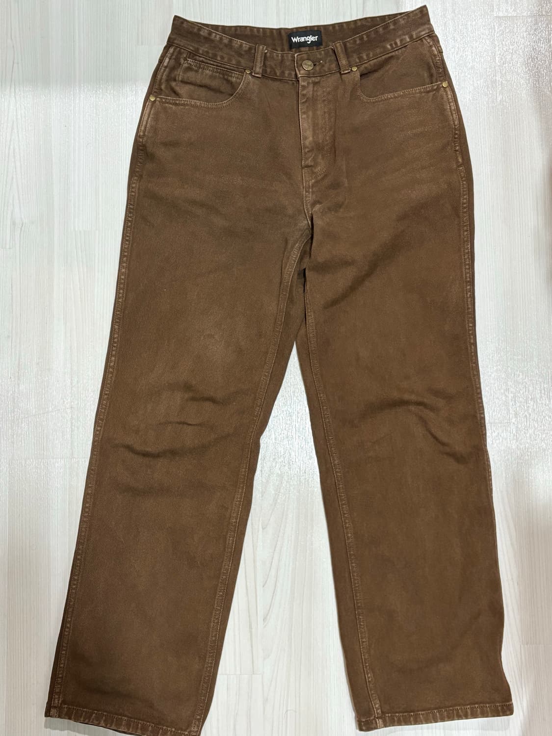 랭글러 레딩핏 브라운 데님 상품이미지2