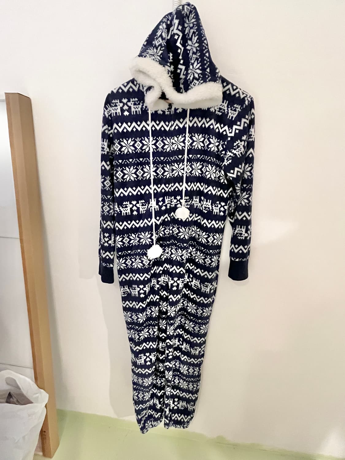 노르딕 패턴 점프수트 파자마 ❄️ 상품이미지4