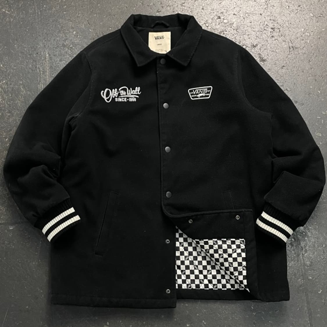 100 반스 누빔 울 코치자켓 상품이미지1