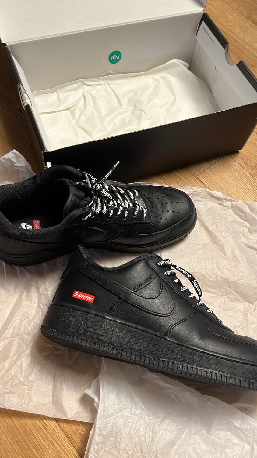 나이키 슈프림 에어포스 블랙 상품이미지3