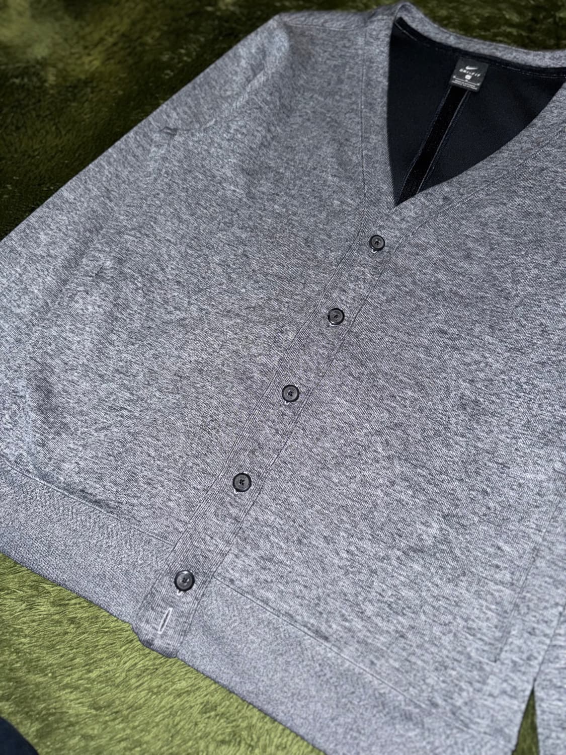 [M] 나이키 라이프 드라이핏 가디건 그레이 상품이미지3