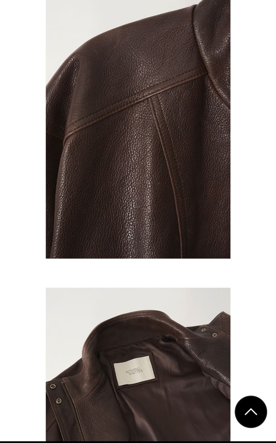낫띵리튼 리얼소가죽 자켓 상품이미지5