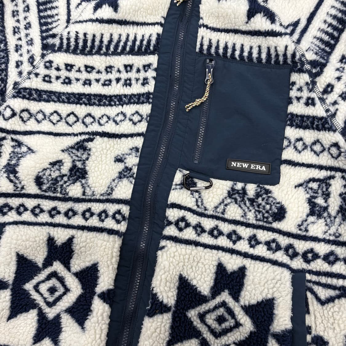 (100)뉴에라패턴플리스자켓 상품이미지3