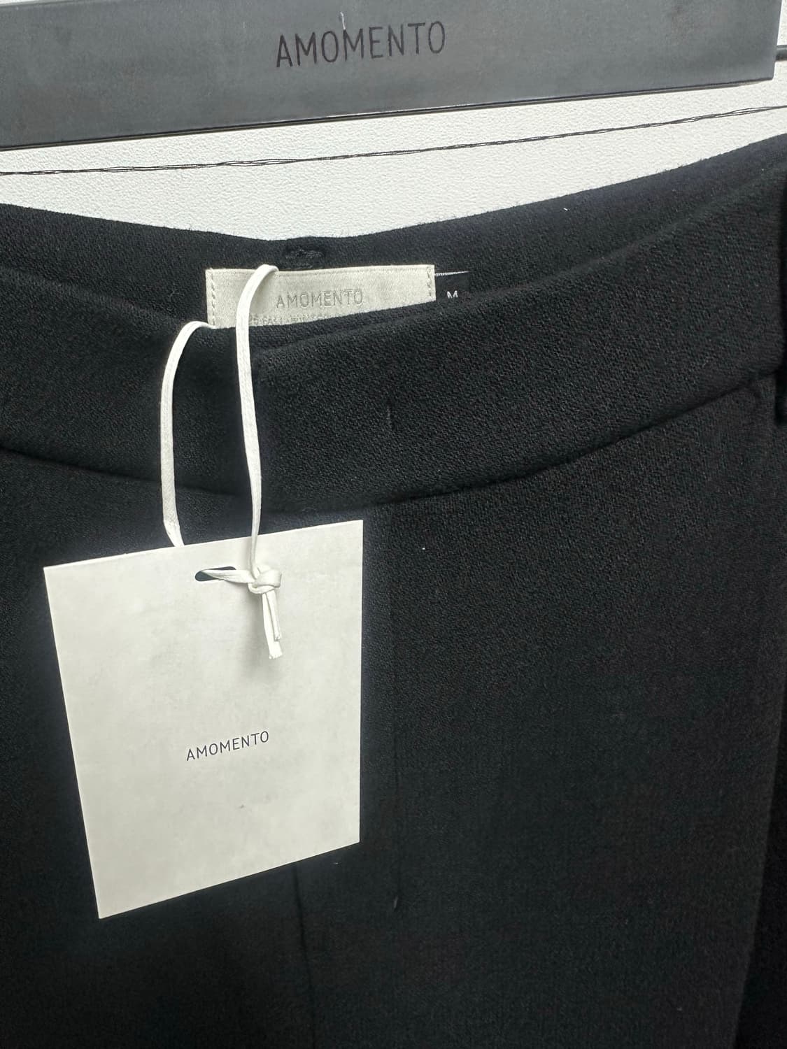 아모멘토 wool martin pants black 상품이미지3