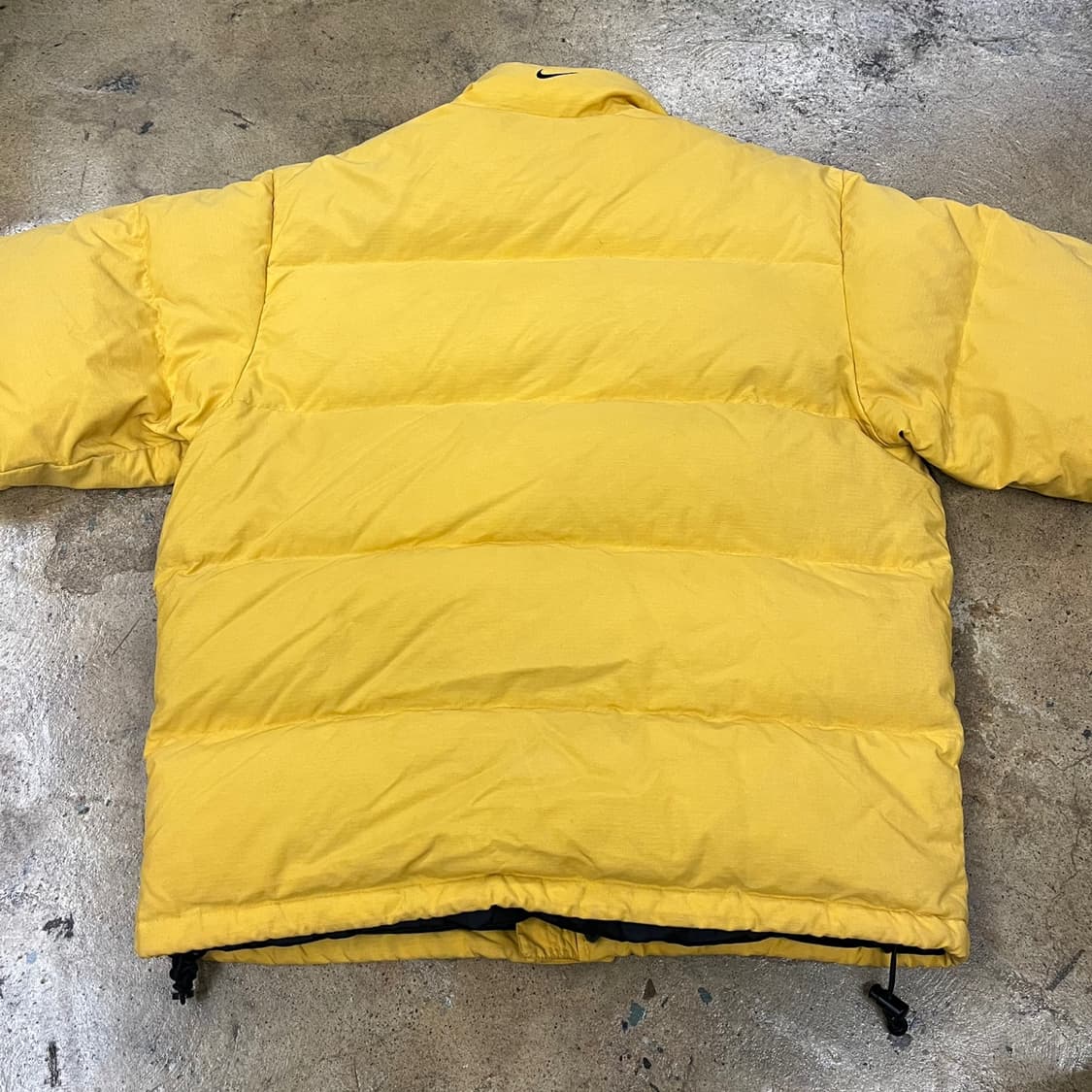 [정품/95,m] 나이키 올드스쿨 옐로우 패딩 b15 상품이미지5