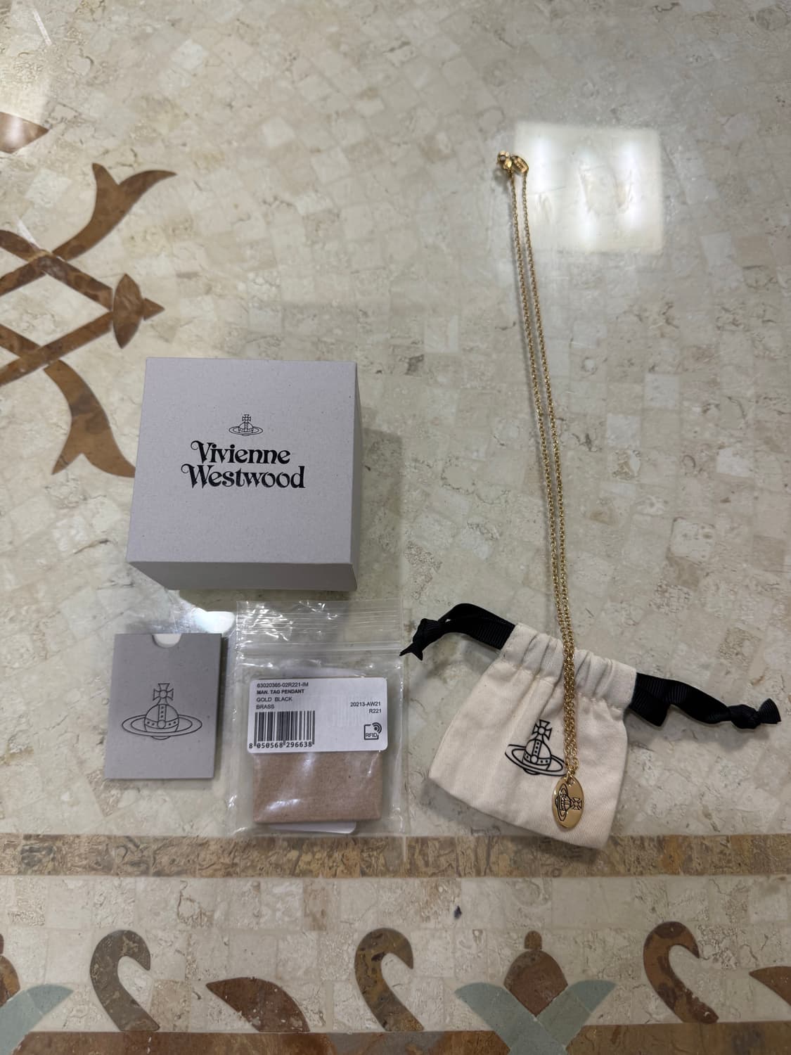 비비안웨스트우드 금장 투웨이 목걸이 상품이미지1