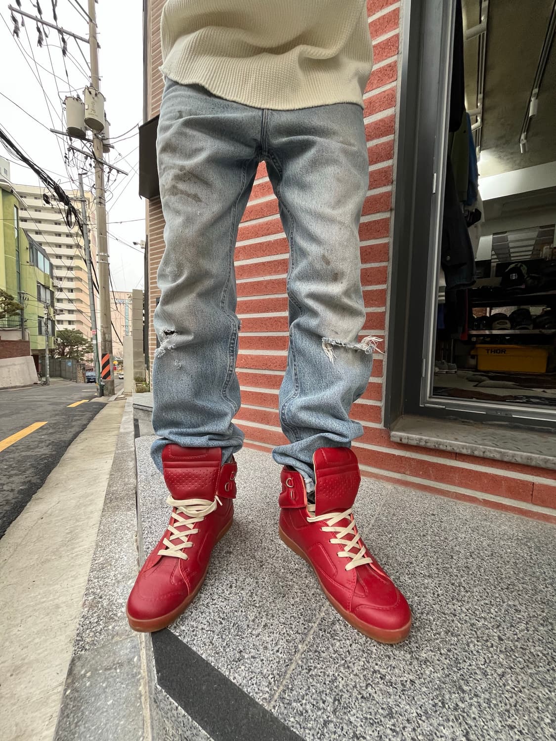 Maison Margiela x H&M High-Top Sneakers 상품이미지1