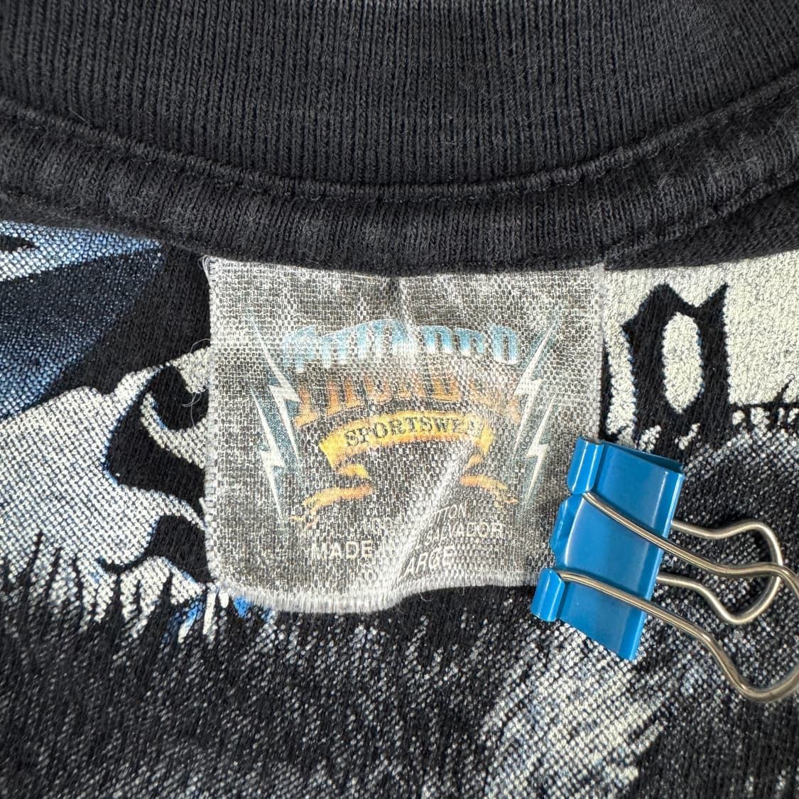 빈티지 90s 아메리칸썬더 울프 티셔츠 American Thunder 상품이미지9