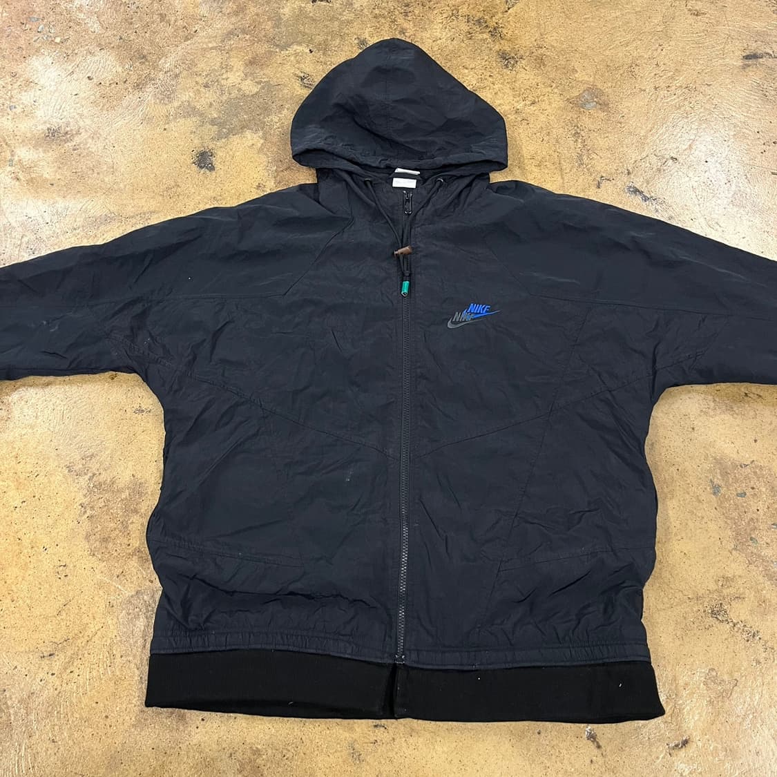[정품/M] 나이키 블랙 후드 바람막이 자켓 b8 상품이미지3