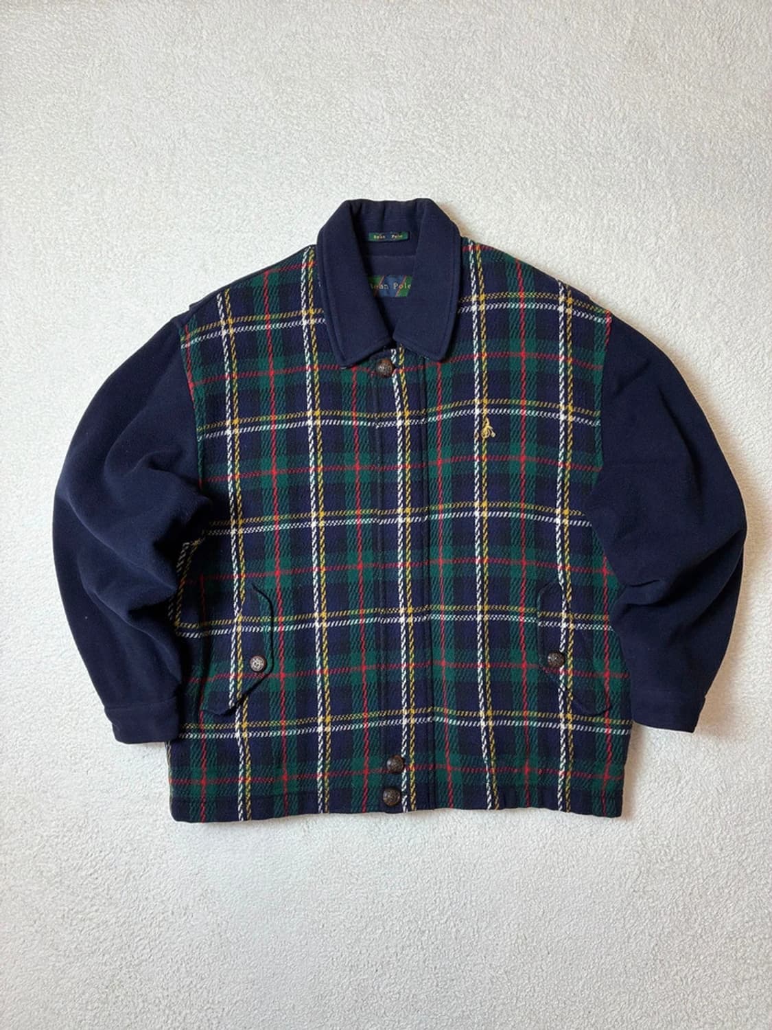 빈폴 90's G-9 헤링턴 울 체크 자켓 PN6385 상품이미지1