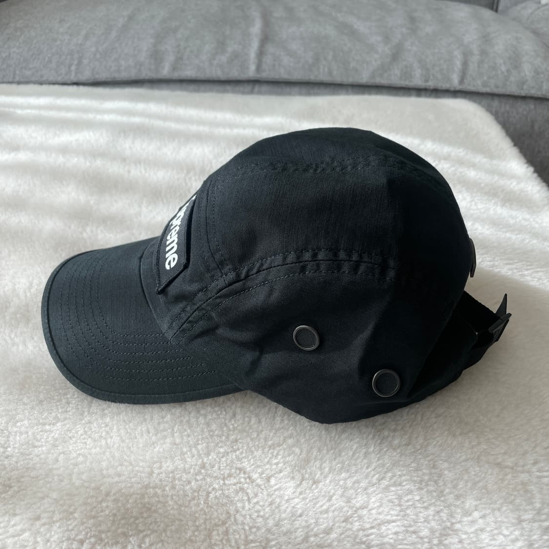 슈프림 밀리터리 캠프캡 블랙 24FW 상품이미지2