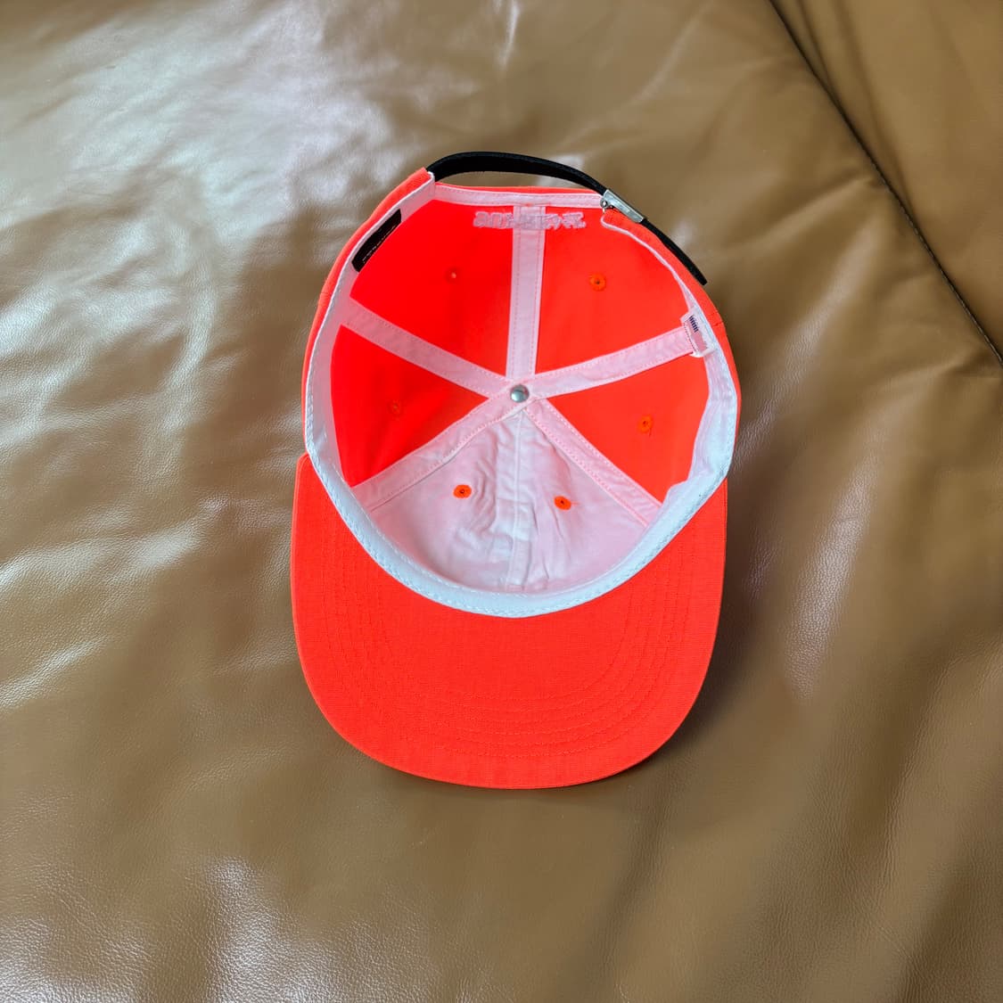 Supreme 슈프림 코듀라 오렌지 S로고 6패널 볼캡 모자 Orange 상품이미지6