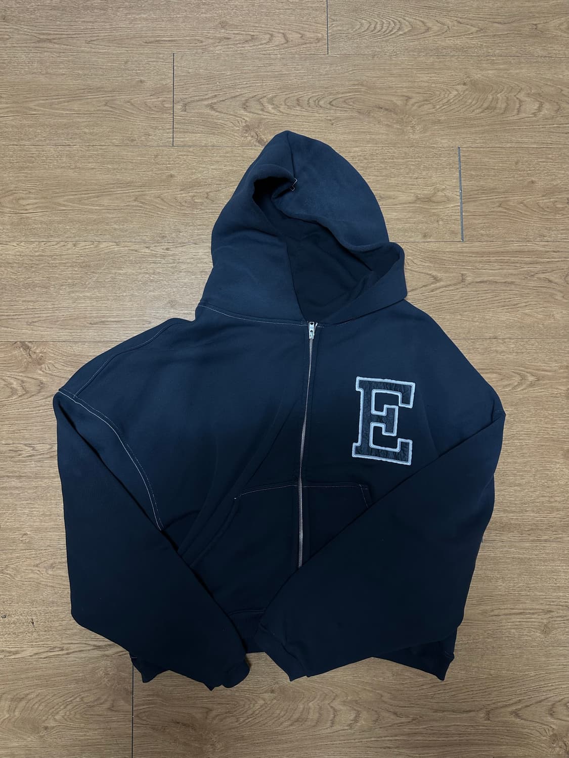 ERL 바시티 네이비 후드 집업  상품이미지2